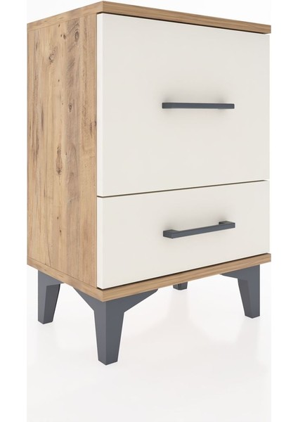 Arges Komodin 2 Çekmeceli 44X30X64 Çam-Aytaşı fiyatları