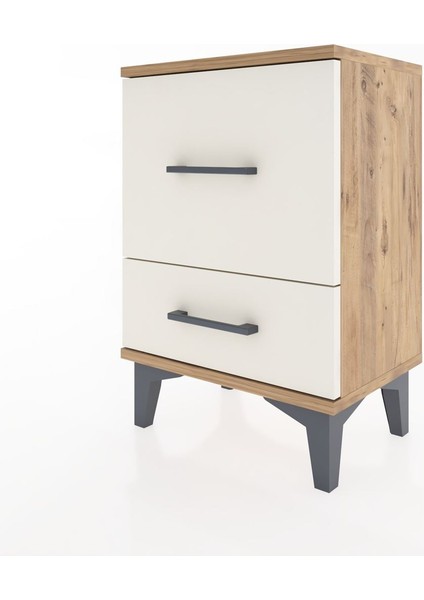 Arges Komodin 2 Çekmeceli 44X30X64 Çam-Aytaşı modelleri