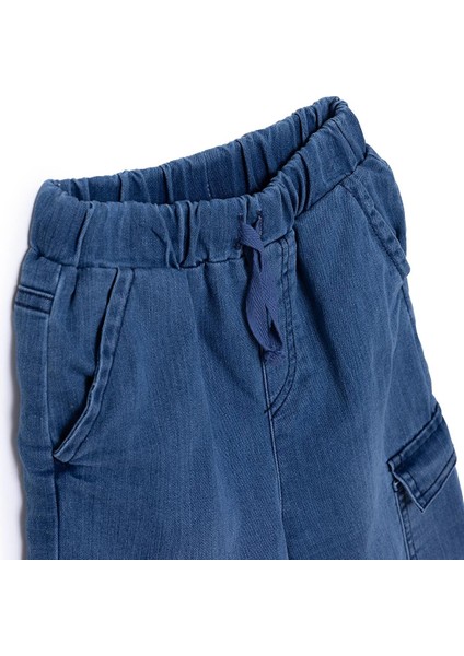 Erkek Bebek Mountain Explorer Denim Pantolon Lastikli Paça modelleri