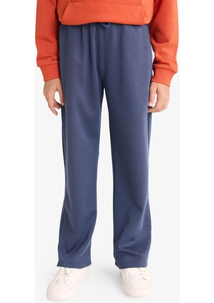 Erkek Çocuk 2'li Takım Kapüşonlu Baskılı Sweatshirt Eşofman Altı G3662A825AU