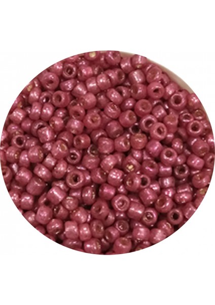 Dökme Cam Kum Boncuk (11/0) 2 mm - 60 Gram - Koyu Pembe - BNC046 fiyatları