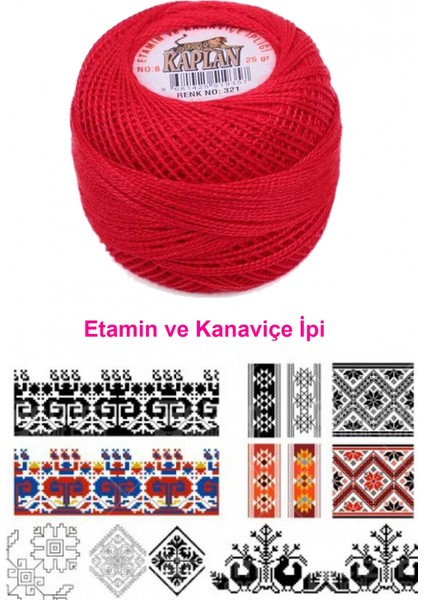 İEG Kaplan Etamin Ve Kanaviçe İpi 8 No Kod/Renk: 321 fiyatları