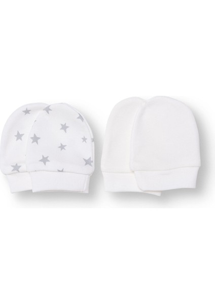 Erkek Bebek Yenidoğan Eldiven Interlok