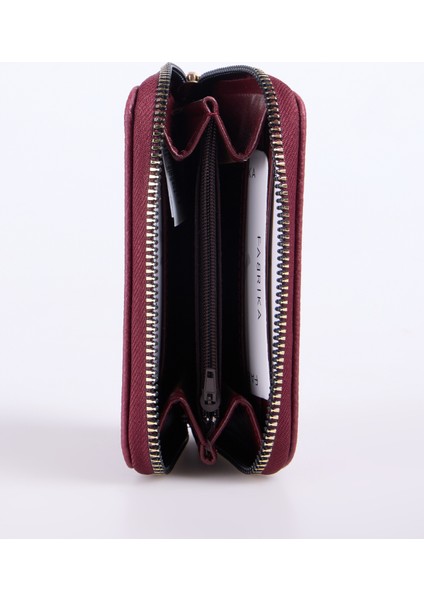 Bordo Kadın Cüzdan Strap-Gıa fırsatları
