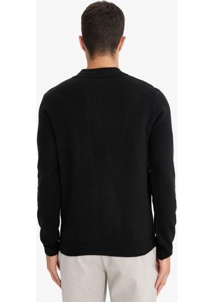 Standart Fit Polo Yaka Triko Kazak F1523AX25AU