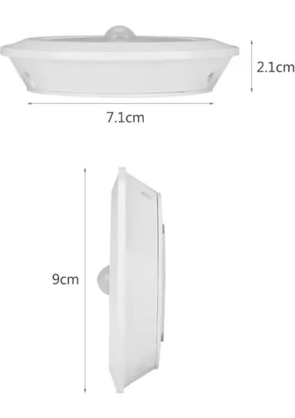 L01 Pilli Sensörlü Spot Lamba Dolap Altı Dolap Içi Spot modelleri