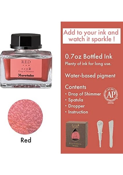 Zıg Mürekkep Drop Of Shımmer 20G ECF063-020 Red fiyatları