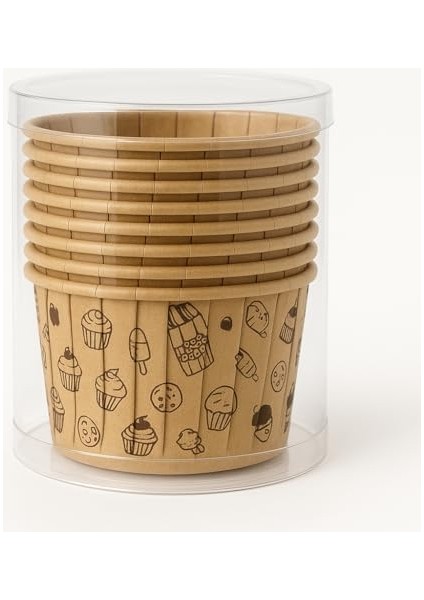 Tek Kullanımlık Muffin Kalıbı, 6,5x4 Cm, 12&apos;li Set, Airfryer ve Fırın Uyumlu, Kek Kapsülü modelleri