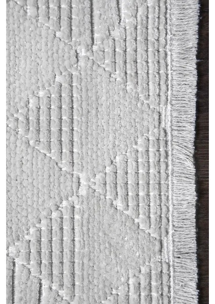 Jodar Modern Beyaz Yıkanabilir Polyester,pamuk Makine Halısı modelleri