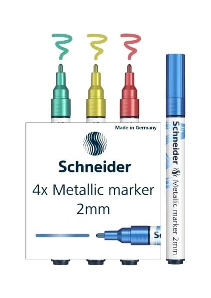 Metalik Markör, 2,0 Mm, 4&apos;lü Set modelleri
