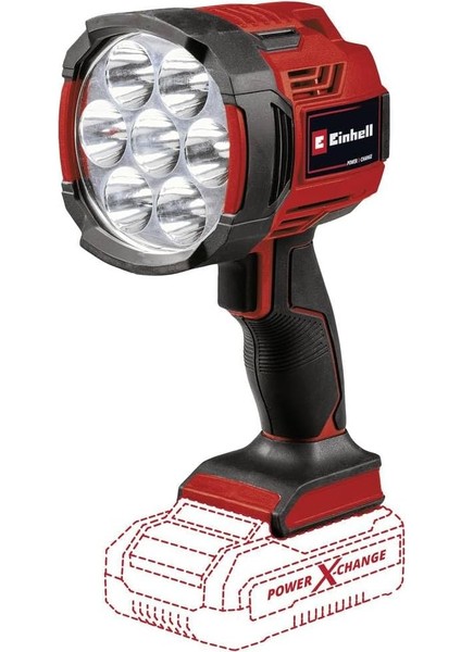 Akülü Projektör Te-Cl 18/2500 Liac-Solo Power X- (Li-Ion, 18V, 2500LM Işık Akısı, 7 Led, 6500K Renk, Bağlantısı, Akü ve Şarj Cihazı Dahil Değildir) - 4514145