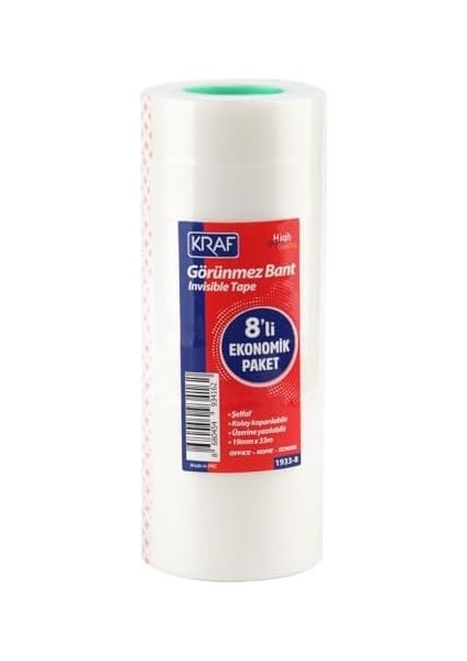 Görünmez Bant 19MMX33M 8 Li 1933-8 fiyatları