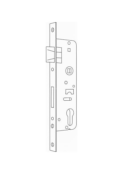 Pvc Gömme Kilit, 35 mm, Metal ve Plastik Aksamlı, Kapı Mekanizması fiyatları