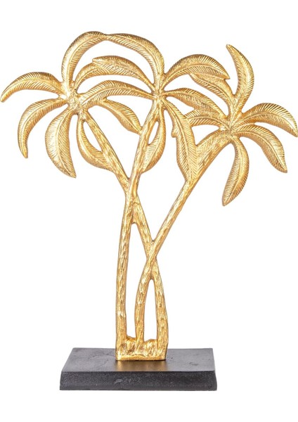 Metal Dekor Figürlü Obje 41X12X49 Cm.