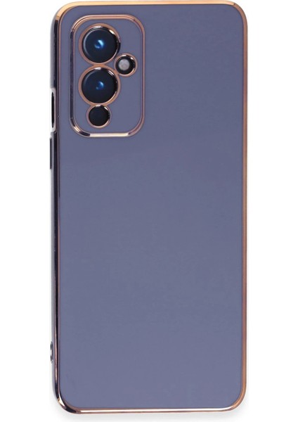 One Plus 9 Kılıf Volet Silikon - Mavi - MKR026991-2813