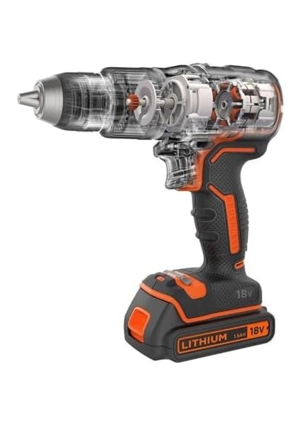 + Decker BCD383D2XK-QW 18V 2AH Powerconnect Çift Bataryalı Darbeli Matkap (2 x 2,0AH Şarj Göstergeli Batarya, 1A Şarj Cihazı ve Özel Saklama Kutusu) fiyatları