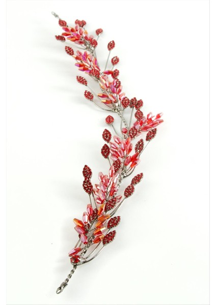 Yaprak Taşlı Saç Aksesuarı