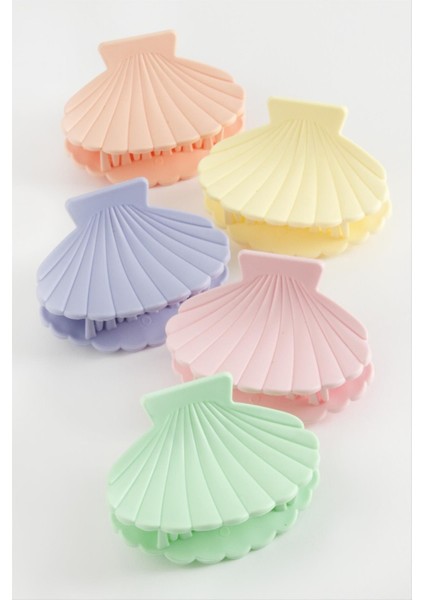 Istiridye Renkli Mandal Toka 6 cm