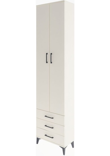 Arges Dolap 5 Raflı 3 Çekmeceli 2 Kapaklı 60X30X243 Aytaşı-Aytaşı modelleri