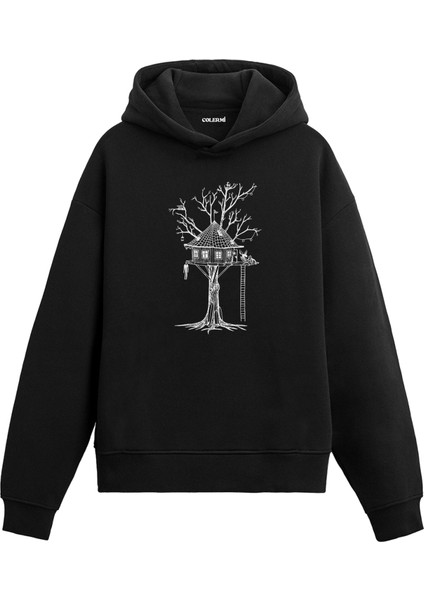 Ağaç Ev Hayali Tasarım Hoodie