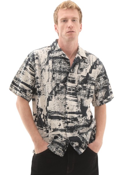 VN000P86F0V1 Vans Fallon Ss Woven Erkek G&amp;ouml;mlek Lacivert