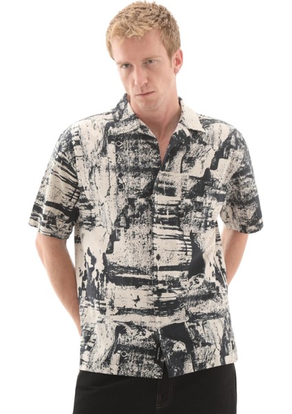 VN000P86F0V1 Vans Fallon Ss Woven Erkek G&amp;ouml;mlek Lacivert modelleri