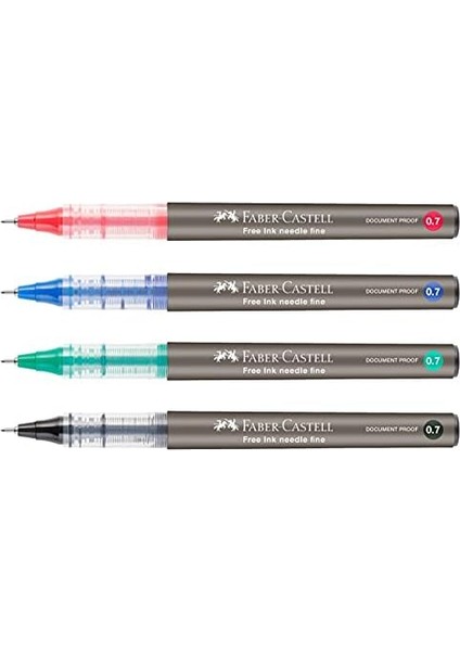 Ink Roller 0.7, Kırmızı, Silinmez Kalıcı Mürekkep, Iğne Uçlu, Akıcı Yazım, Mürekkep Göstergeli fiyatları