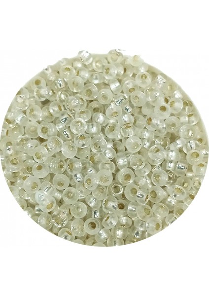 Dökme Cam Kum Boncuk (11/0) 2 mm - 60 Gram - Şeffaf - BNC069 fiyatları