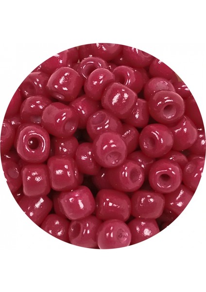 Dökme Cam Kum Boncuk Büyük Boy (6/0) 4 mm - 20 Gram - Bordo - BNC097 fiyatları
