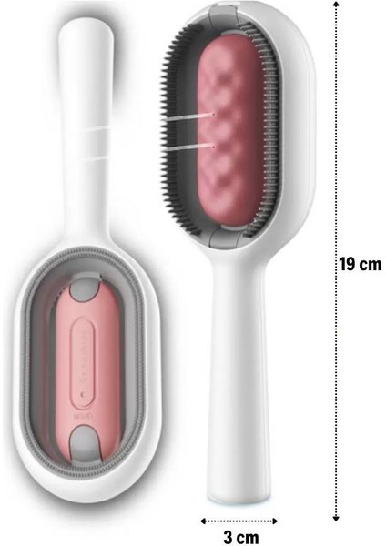 Su Hazneli Kedi ve Köpek Tüyü Toplamama Fırçası Su Hazneli Pet Tarağı (4172) fırsatları