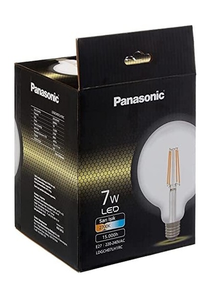 E27 Fil G125 Lamba 7W 806LM 2700K Clear fiyatları