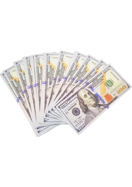 Konsol Düğün Sahte 200 Adet Şaka Oyun 100 Dolar PP191104