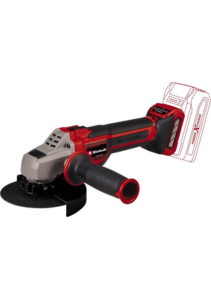 Professional Akülü Avuç Taşlama Tp-Ag 18/125 Ce Q Li Power X- (18 V, 900 W, 125 mm Çap, 33 mm Kesme Derinliği, Fırçasız, Sürekli Hız Elektroniği, Kesme Diski Veya Akü Olmadan)