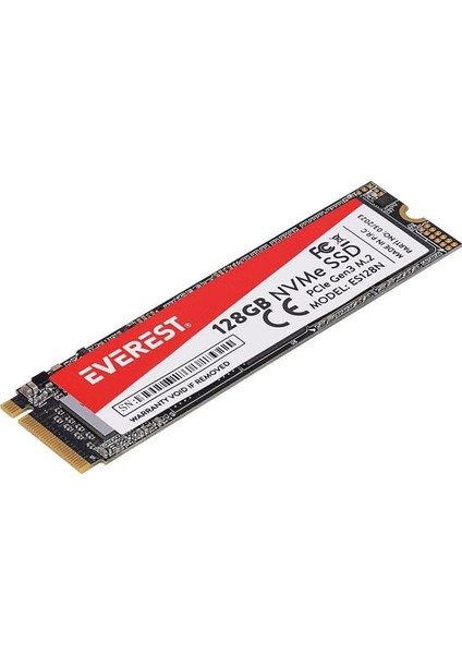 ES128N 128GB 3D Nand 1400MB/1200MB Pcıe Gen3 Nvme M.2 SSD ( State Drive)
