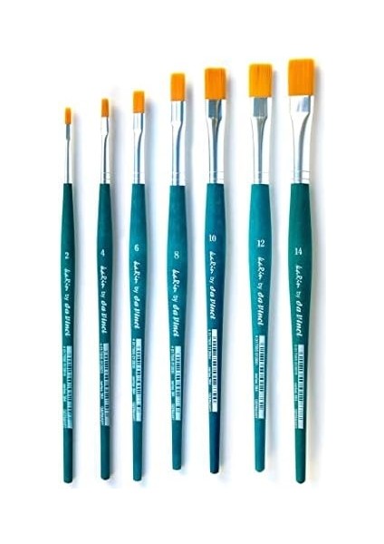 Vinci 384T5 Seri No: 6 Düz Sentetik Fırça modelleri