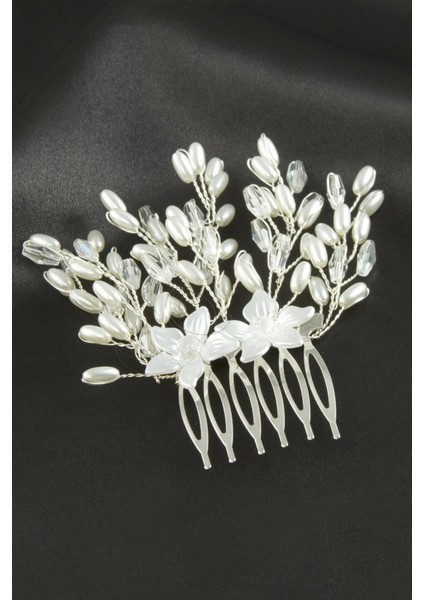 Çiçek Inci Yan Toka