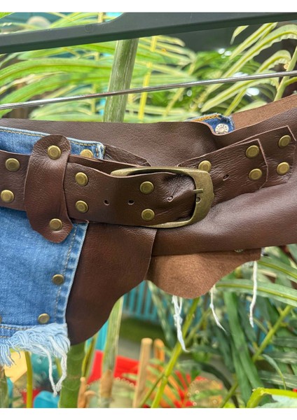 Savannah Denim Deri Kemer | Bohem El Yapımı Tasarım modelleri