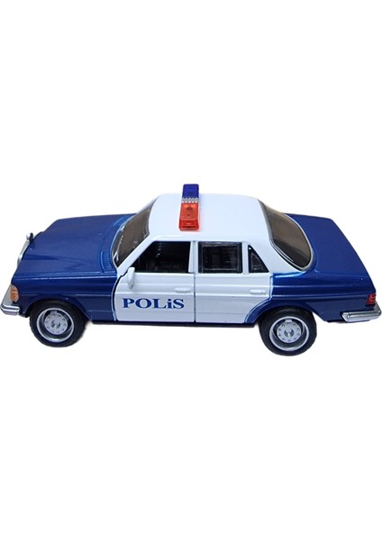 Metal Nostaljik Çek Bırak Polis Model Araba Açılır Kapı Yumuşak Lastik 11 cm fırsatları