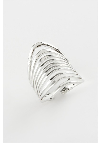 Oval Metal Yüzük