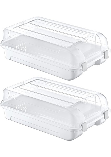 2&apos;li Set Kadın Beyaz Ayakkabı Kutusu