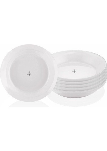 Mia Summertime Yemek Tabağı 6lı Set 20 cm SMR0014