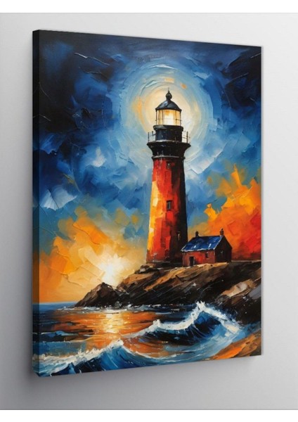 Kanvas Tablo Deniz Feneri 100 x 140 CNVSDKEY-126224-100-140