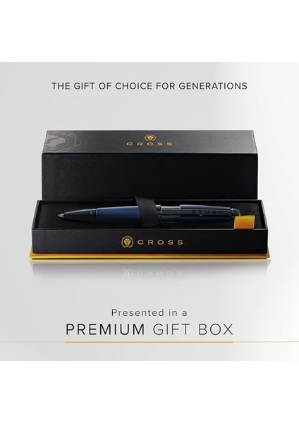 Kenar Rollerball (Çizgi Genişliği M, Mürekkep Rengi: Siyah, Doldurulabilir, Birinci Sınıf Hediye Kutusu Dahil) Mat Mavi modelleri