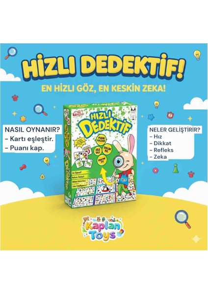 Hızlı Dedektif Eğlenceli Kutu Oyunu