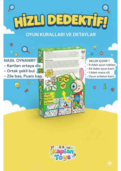 Hızlı Dedektif Eğlenceli Kutu Oyunu fiyatları