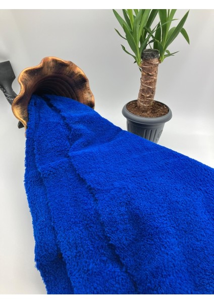 Peluş Merinos Welsoft Kumaş Saks Mavi – Ev & Giyim Için Premium Seçim