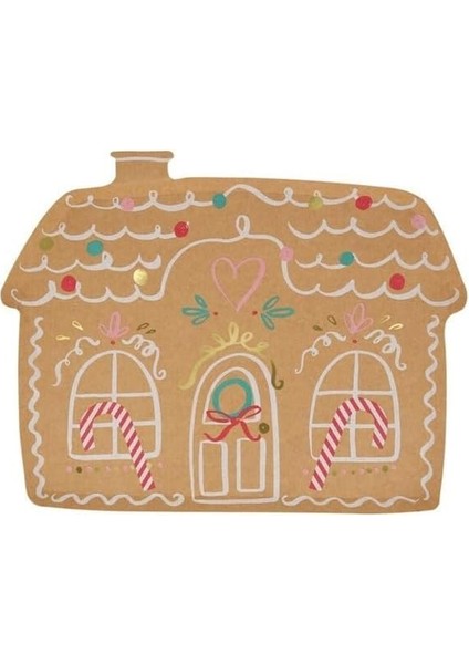 - Gingerbread Plates - Zencefilli Kurabiye Tabak (8&apos;li)