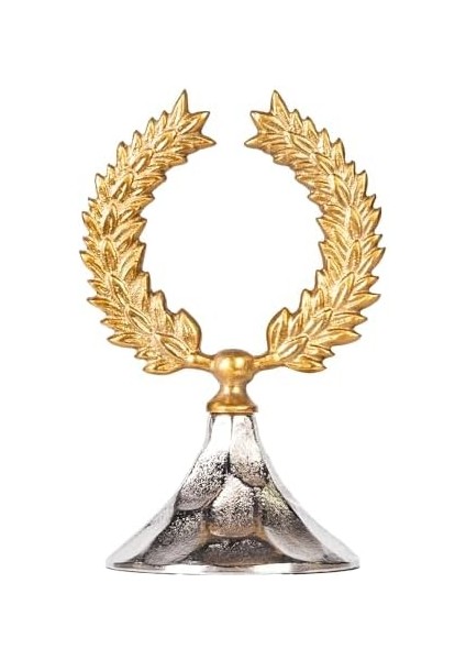 Metal Dekor Çelenk -Gümüş 16X14X25 Cm. fiyatları