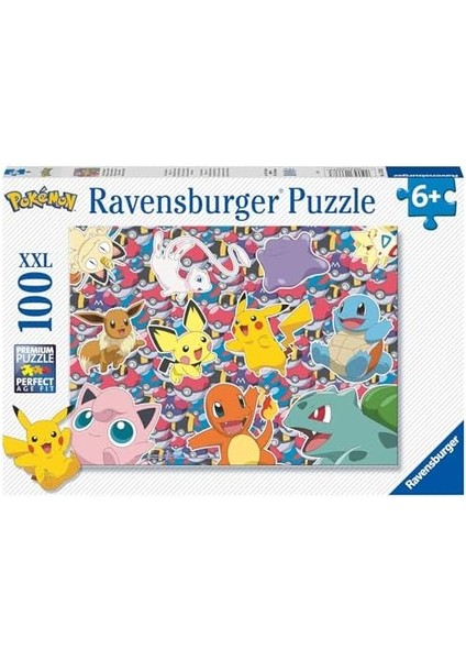 Çocuk Yapbozu 13338 - Savaşmaya Hazır! - 100 Parça Xxl Pokemon Puzzle, 6 Yaşından Büyük Çocuklar Için, Pokemon Hediyeleri modelleri