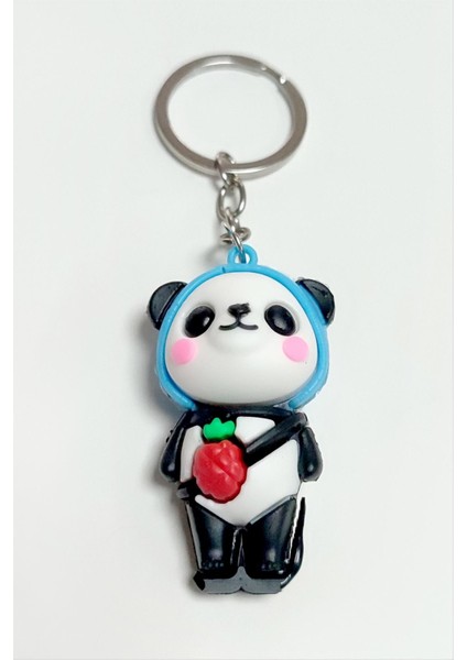 Panda Silikon Anahtarlık